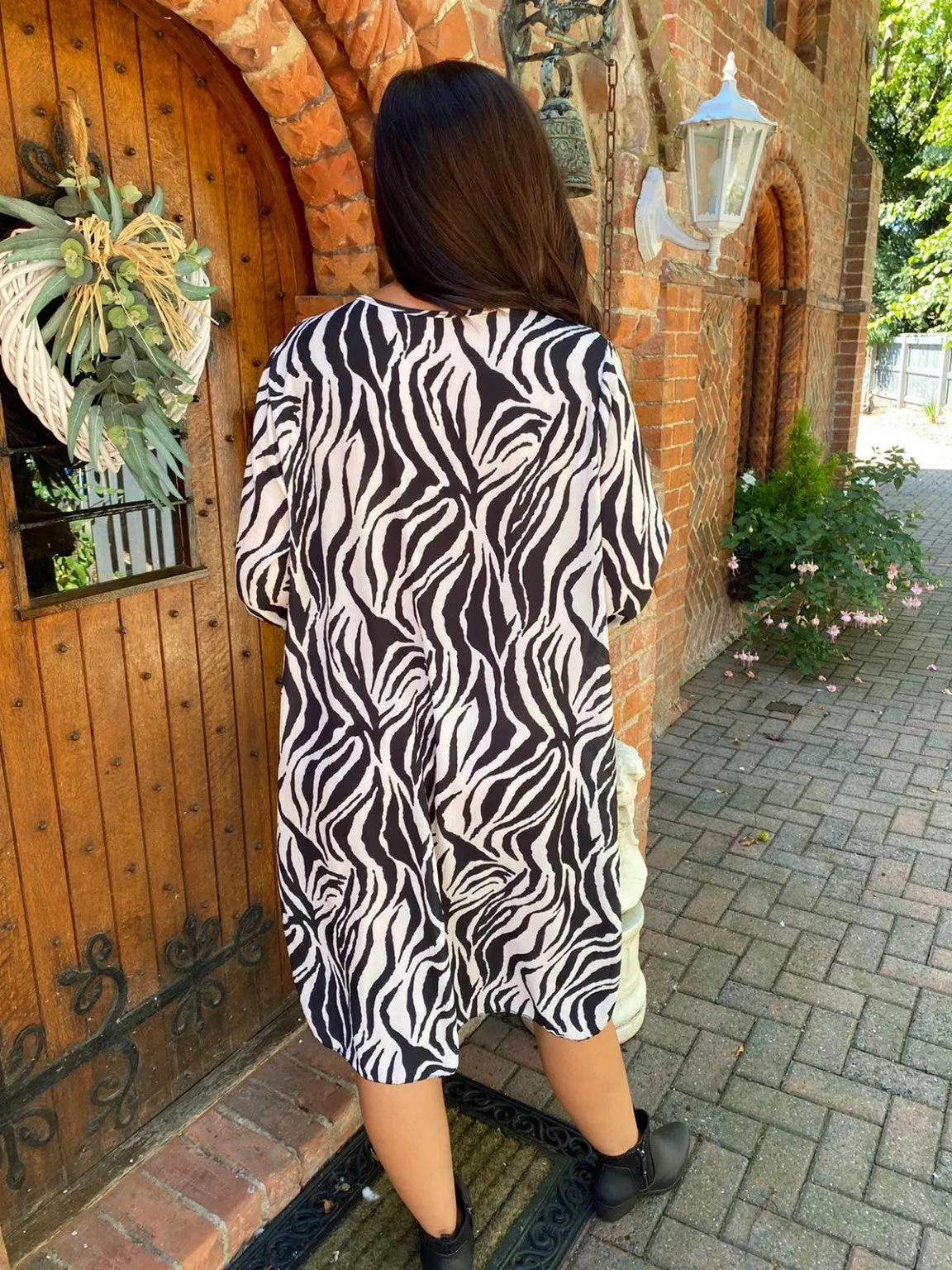 Animal Print Dress Donna