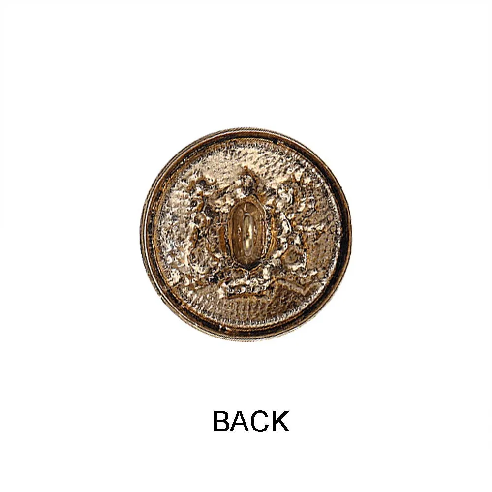 Antique Finish Royal Emblem Metal Buttons for Coat/Suit/Sherwani