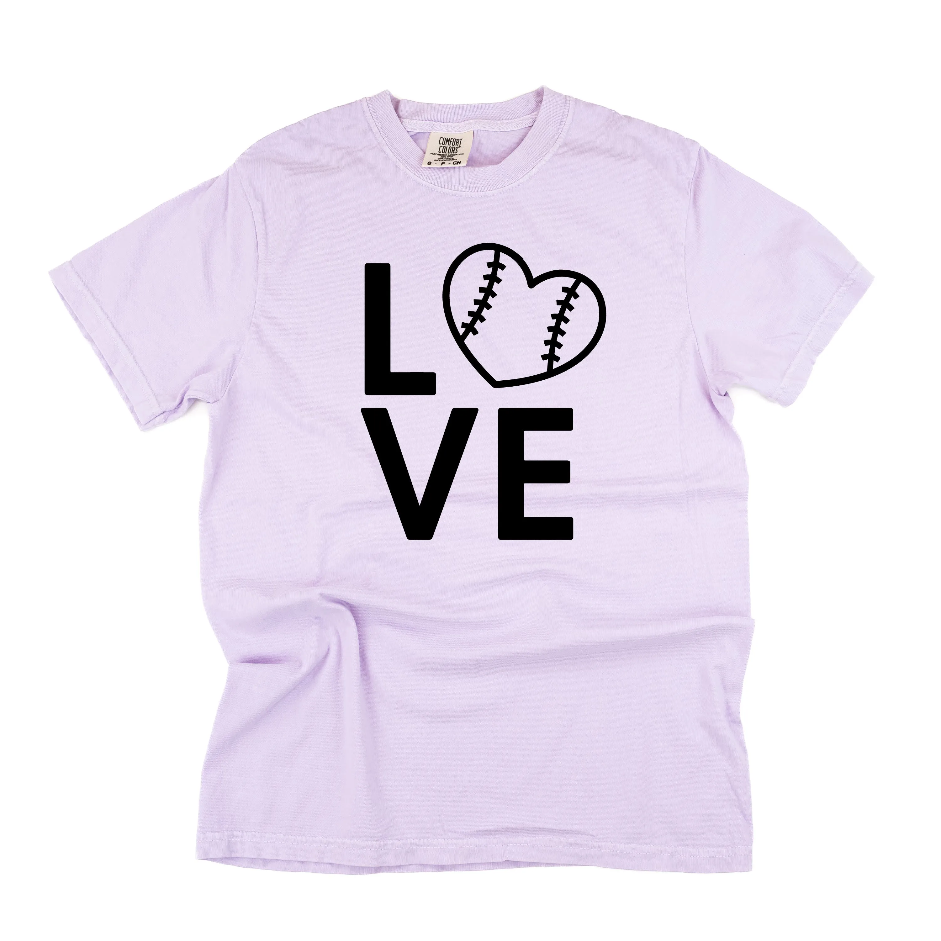 Baseball Love - SHORT SLEEVE COMFORT COLORS TEE