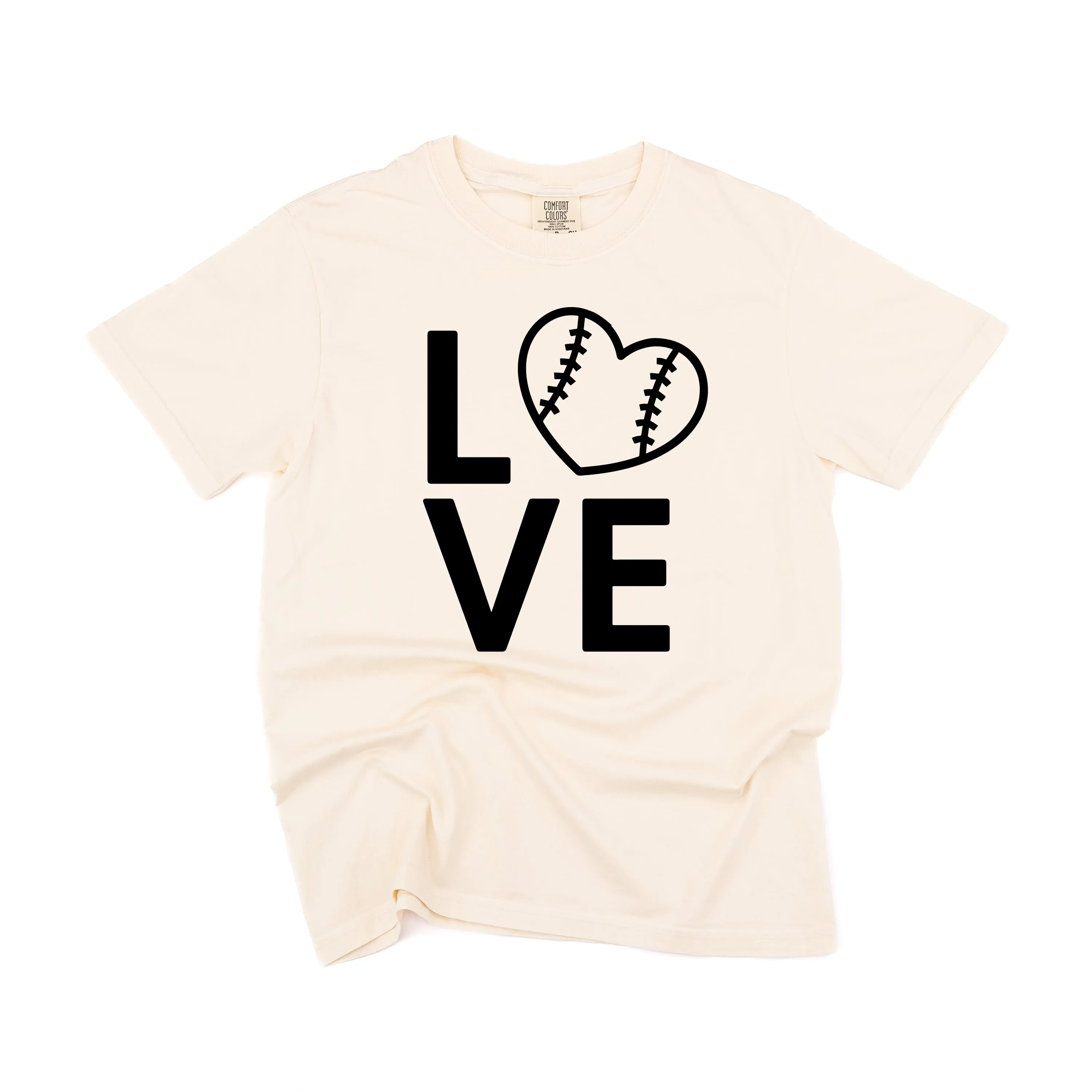 Baseball Love - SHORT SLEEVE COMFORT COLORS TEE