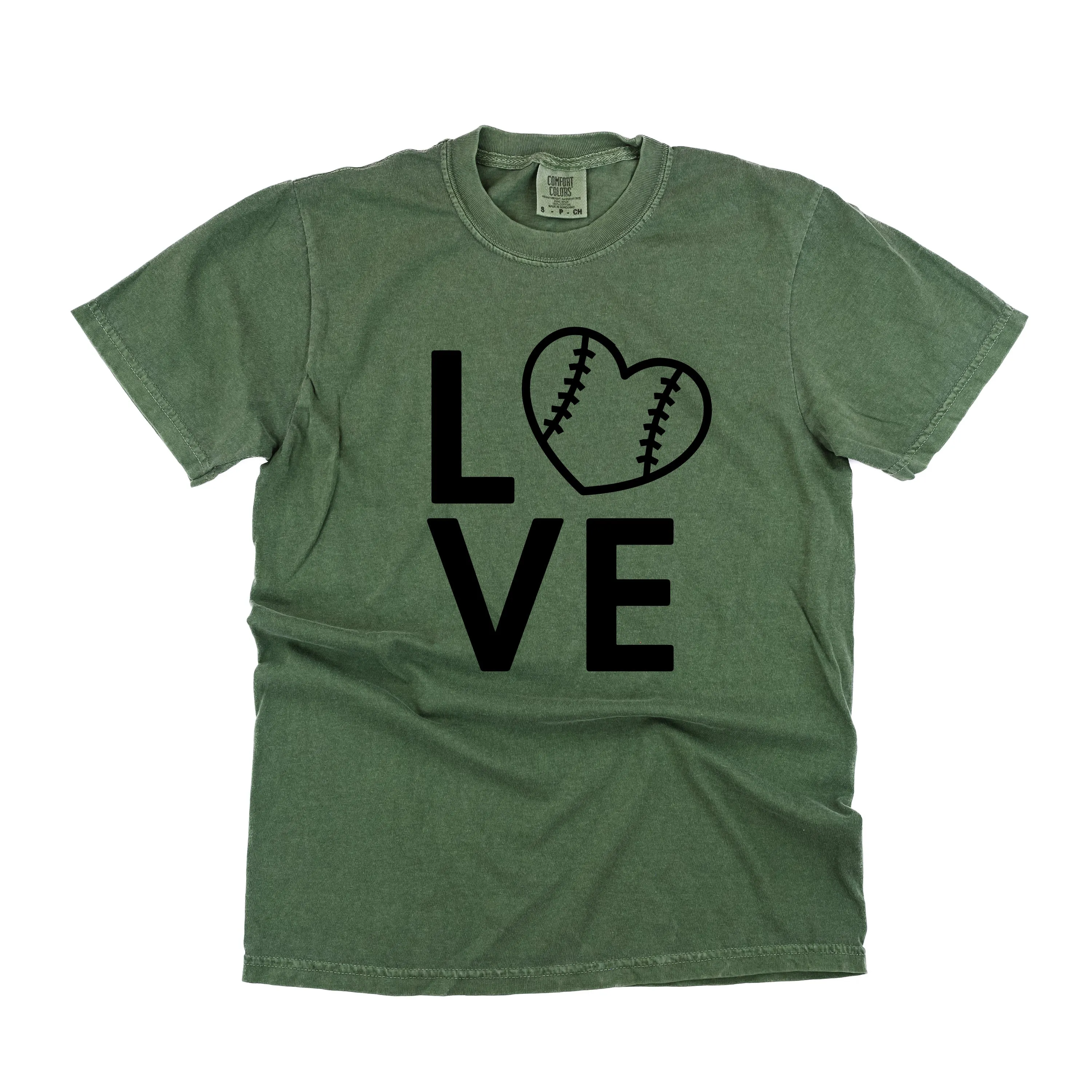 Baseball Love - SHORT SLEEVE COMFORT COLORS TEE