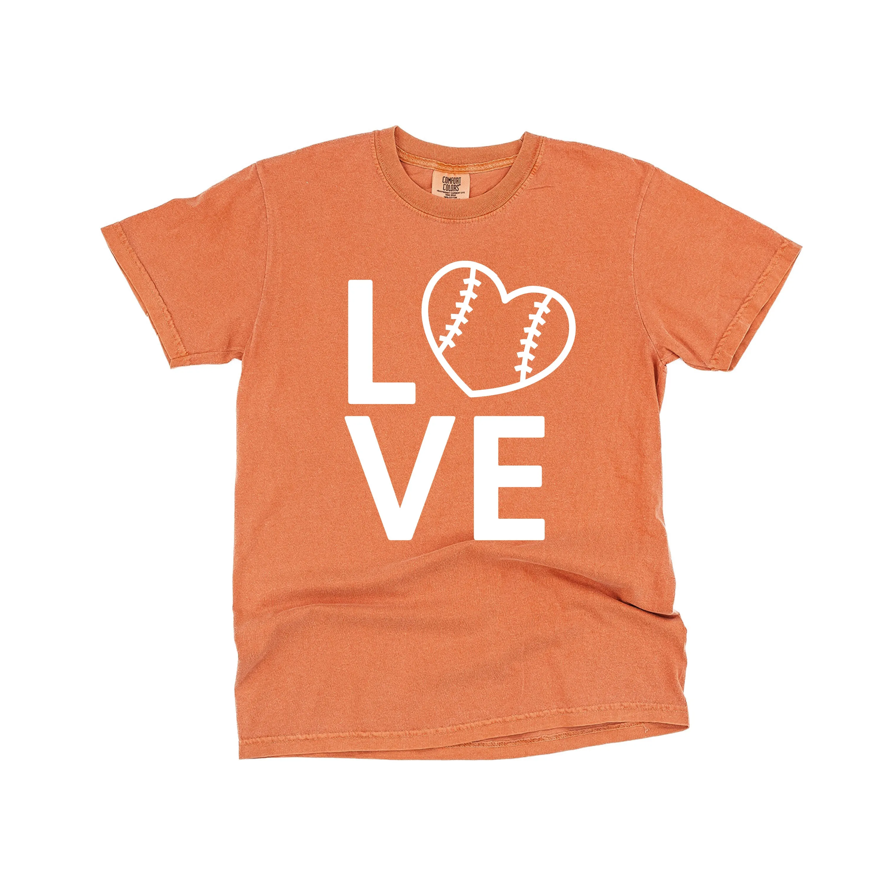 Baseball Love - SHORT SLEEVE COMFORT COLORS TEE