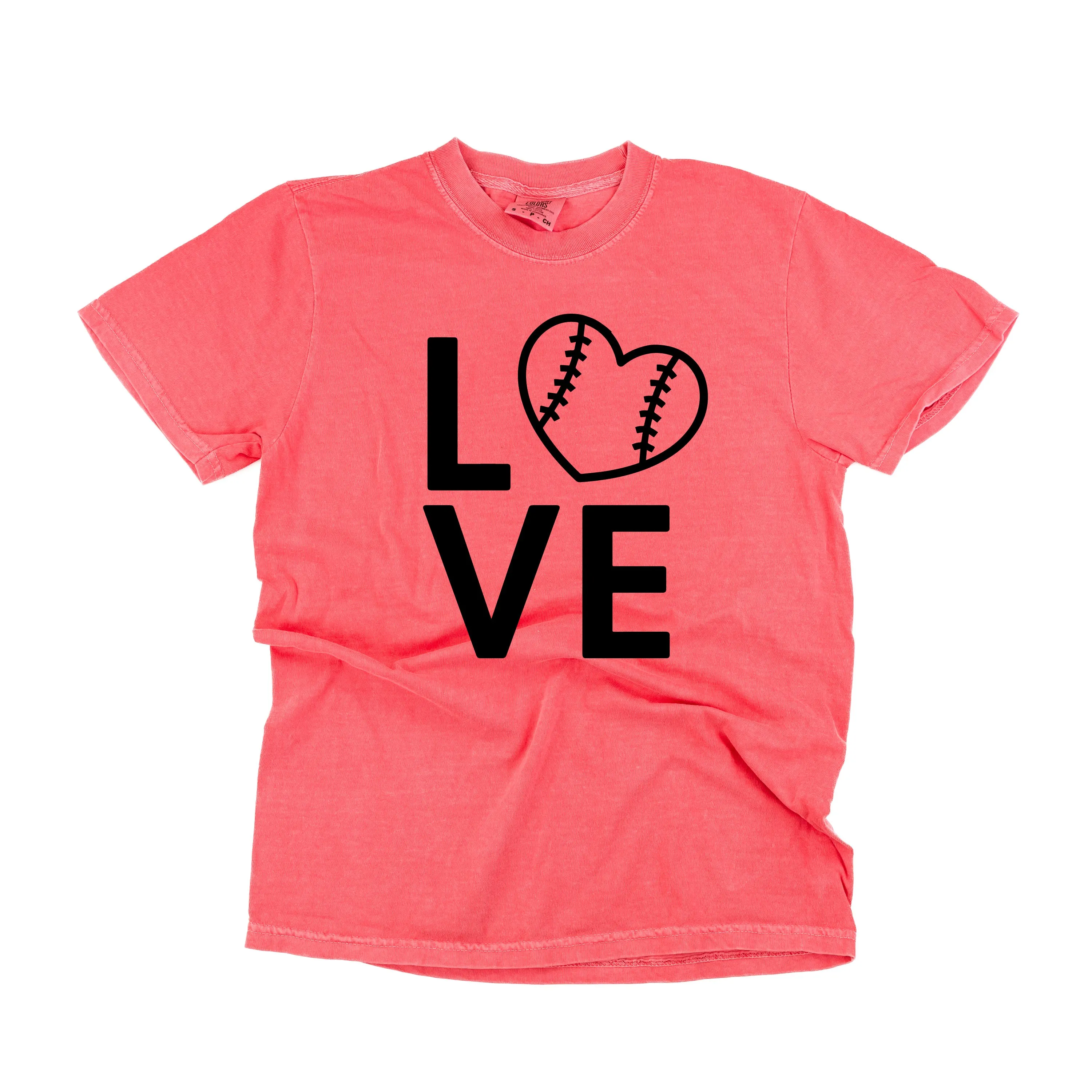 Baseball Love - SHORT SLEEVE COMFORT COLORS TEE