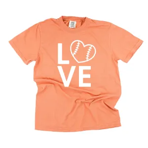 Baseball Love - SHORT SLEEVE COMFORT COLORS TEE