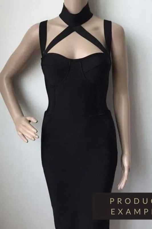 Bianca Bodycon Dress - Classic Black