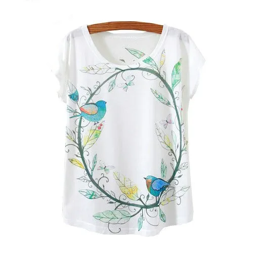 Birds Printed Tees