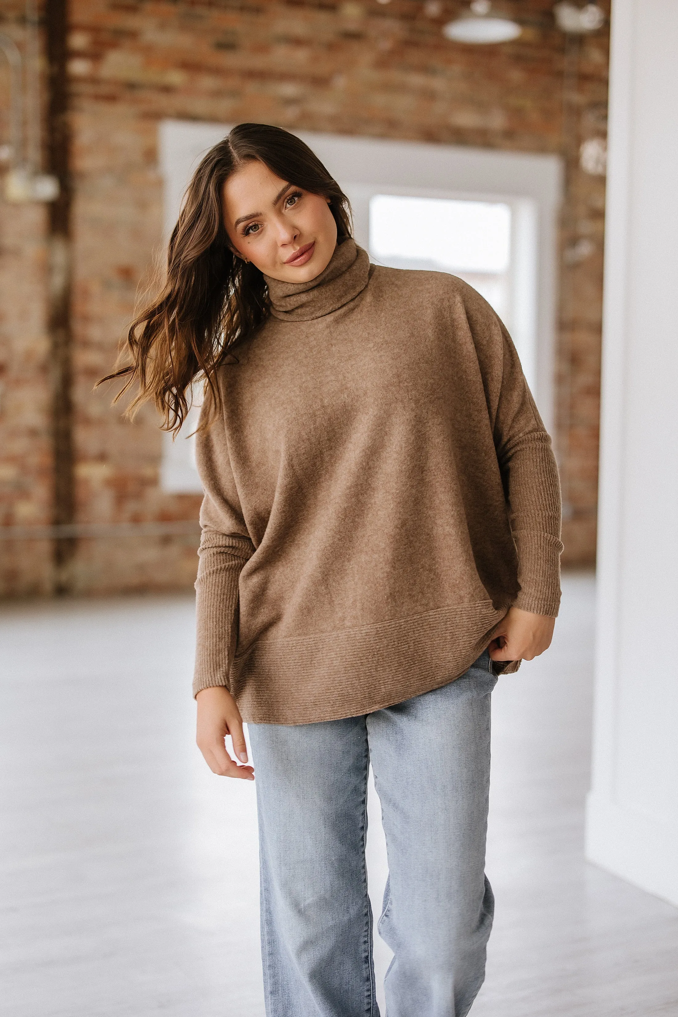 Brock Oversized Turtle Neck Sweater | S-3XL