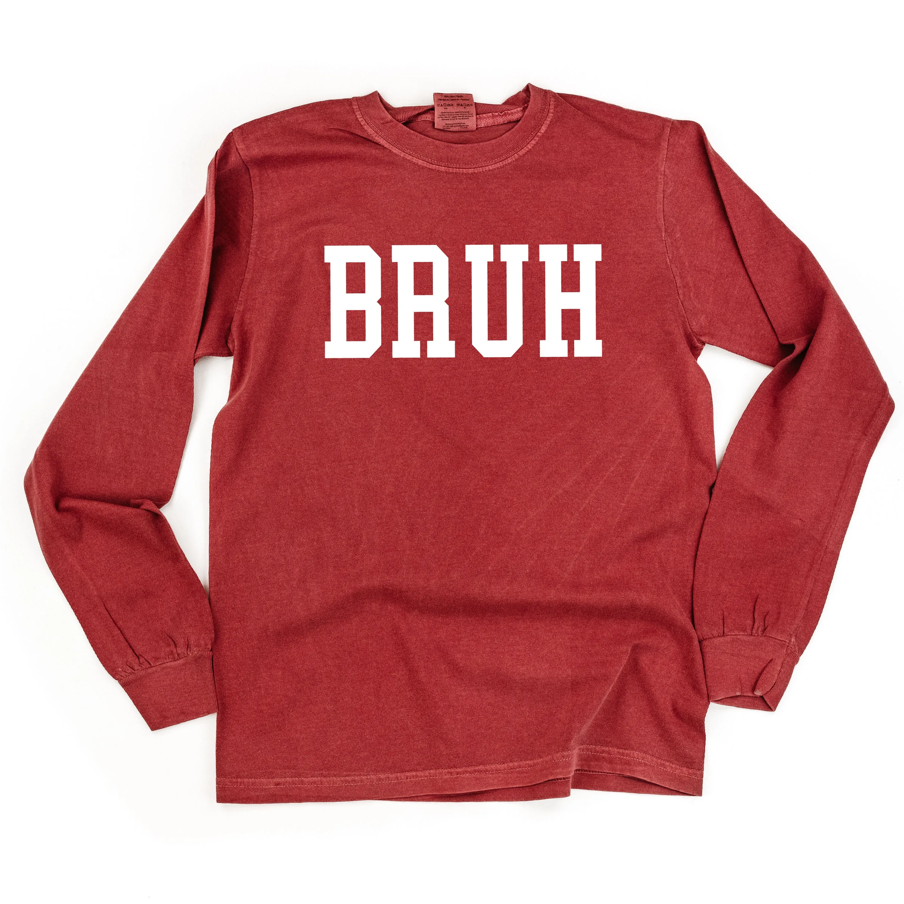 BRUH - LONG SLEEVE COMFORT COLORS TEE