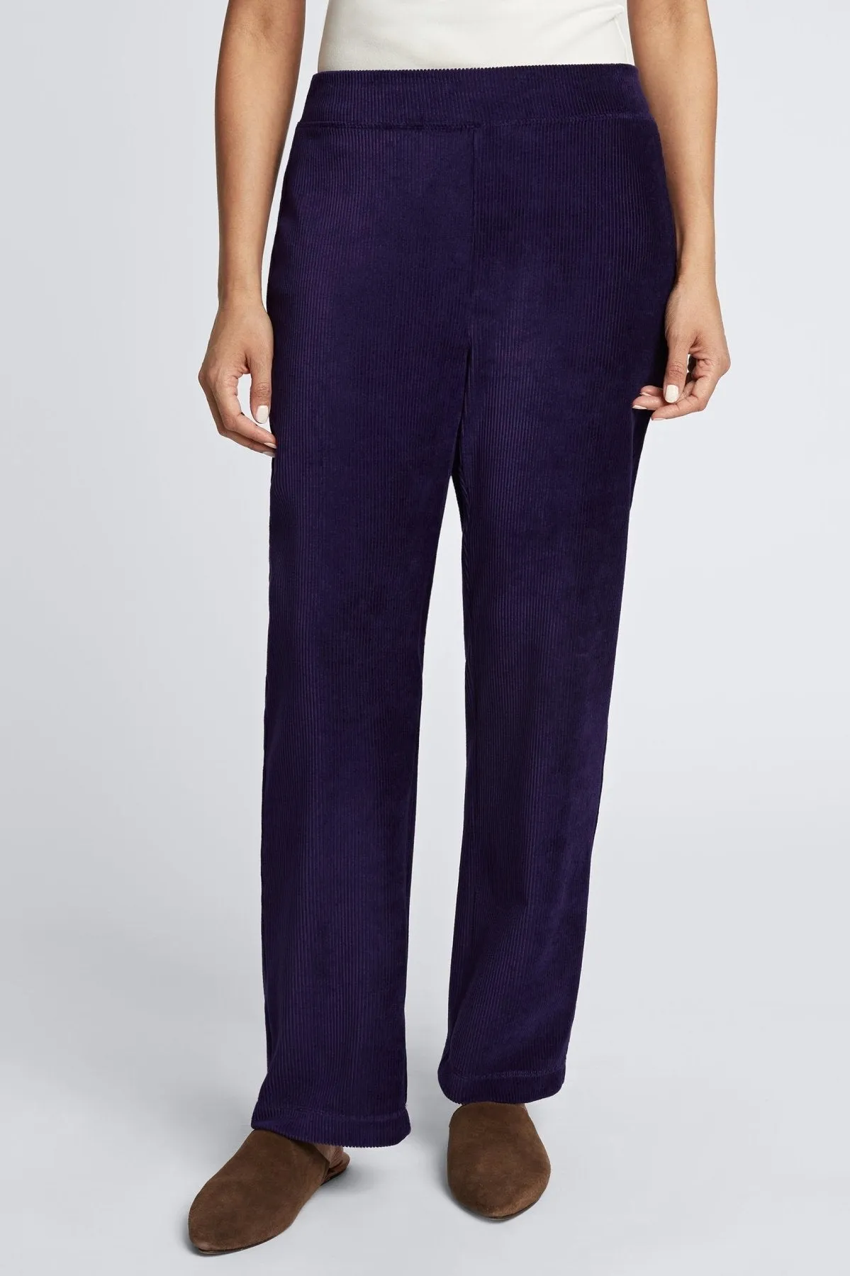 Caden Ankle Length Plush Cord Pant