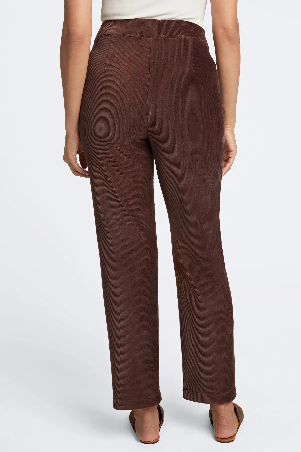 Caden Ankle Length Plush Cord Pant