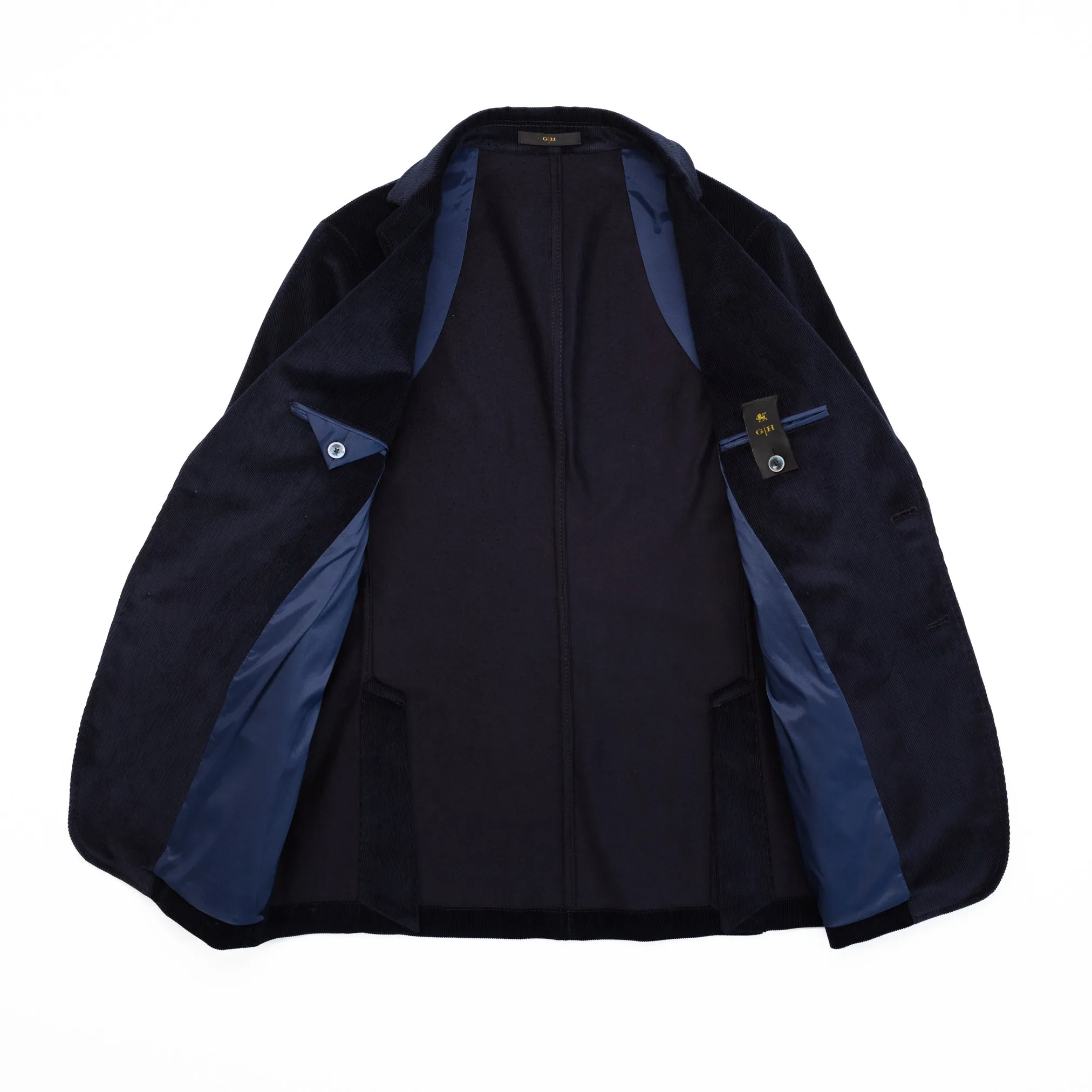 Corduroy Blazer in Navy Corduroy