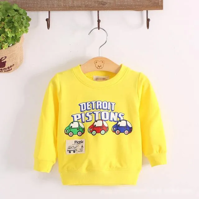 Cotton Long Sleeve O-neck T-Shirt