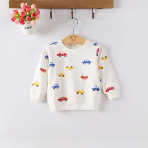 Cotton Long Sleeve O-neck T-Shirt