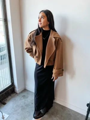 Cropped Trench Coat