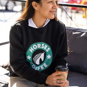 Dapplebay Horses & Coffee Sweatshirt