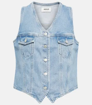 Denim vest 70s AGOLDE, blue