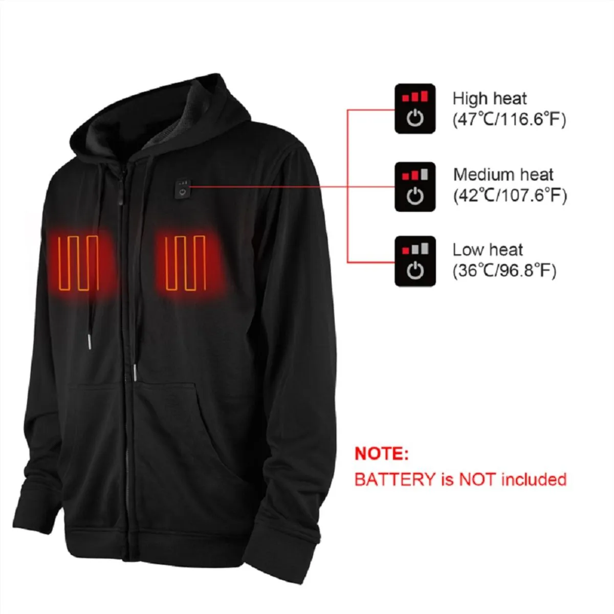 Dr.Warm 7.4V Heated Hoodie