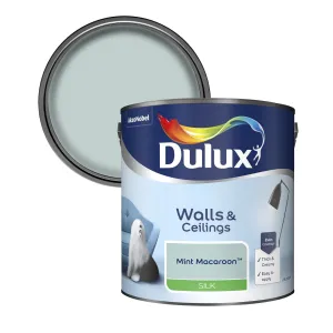 Dulux Silk Emulsion Paint For Walls And Ceilings - Mint Macaroon 2.5L