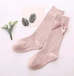 Dusty Rose Knee High Socks