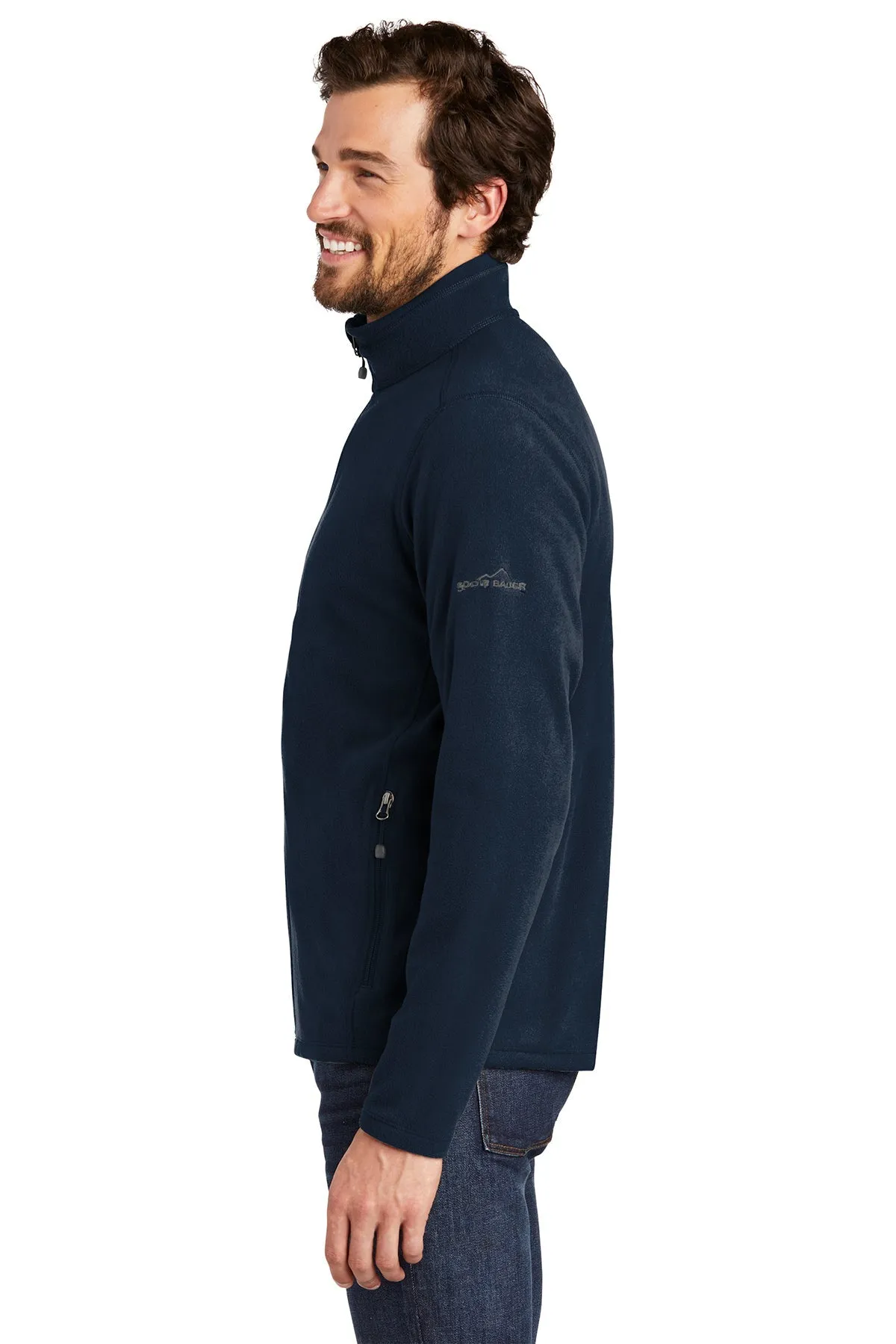 Eddie Bauer Custom Microfleece Jackets, Navy