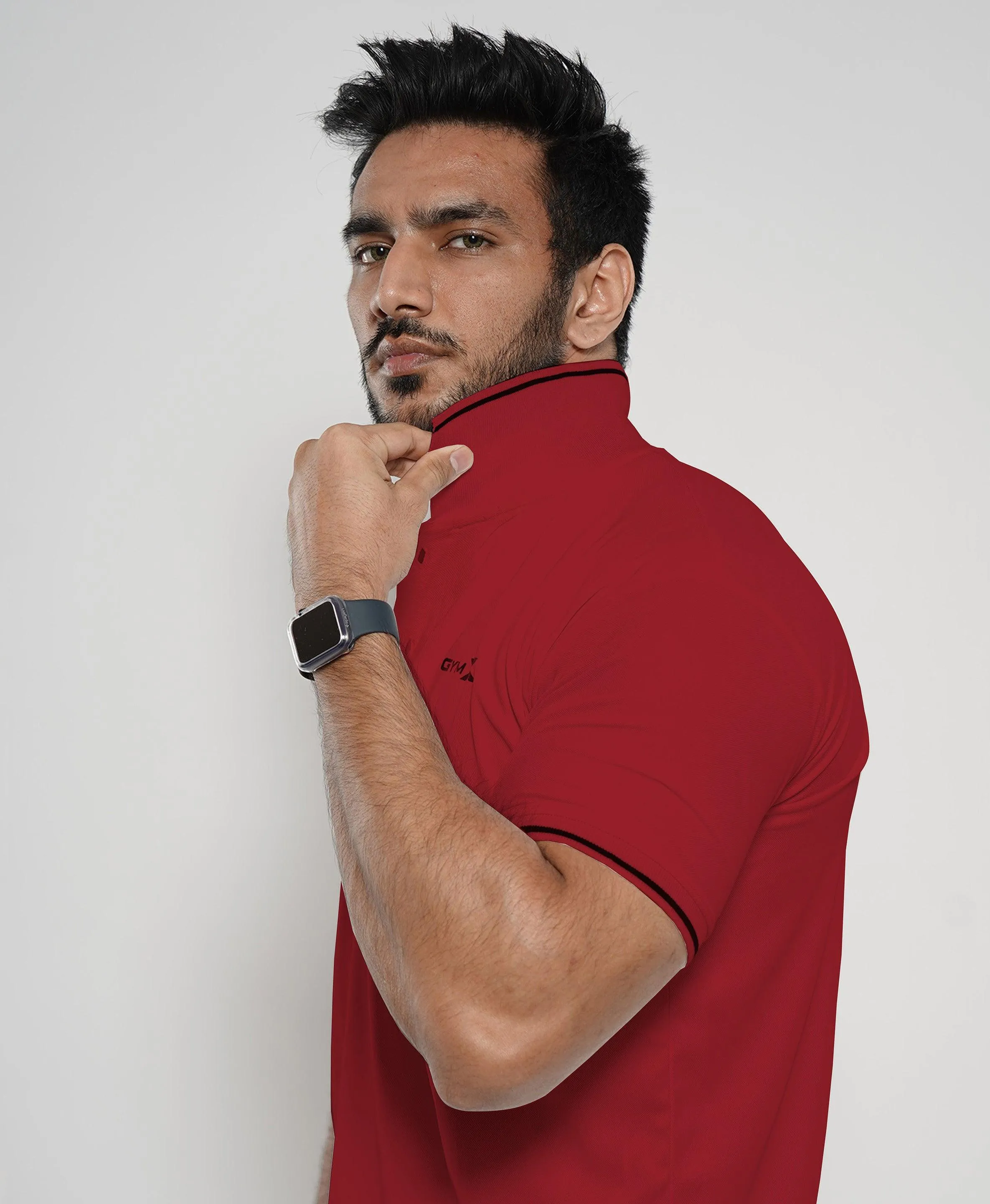 Epic GymX Polo Tee: Valentine Red - Sale