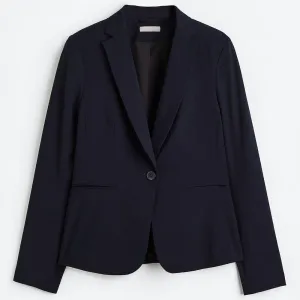 H&M Fitted Blazer, navy blue