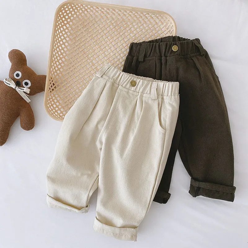 Kids Pants Solid Boys Pants Fashion Children Trousers Brief Kids Jeans