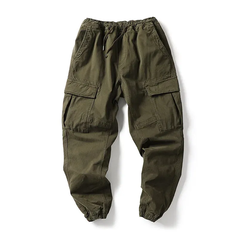 Loose Korean Style Harem Pants Men Cargo Pants Streetwear Joggers