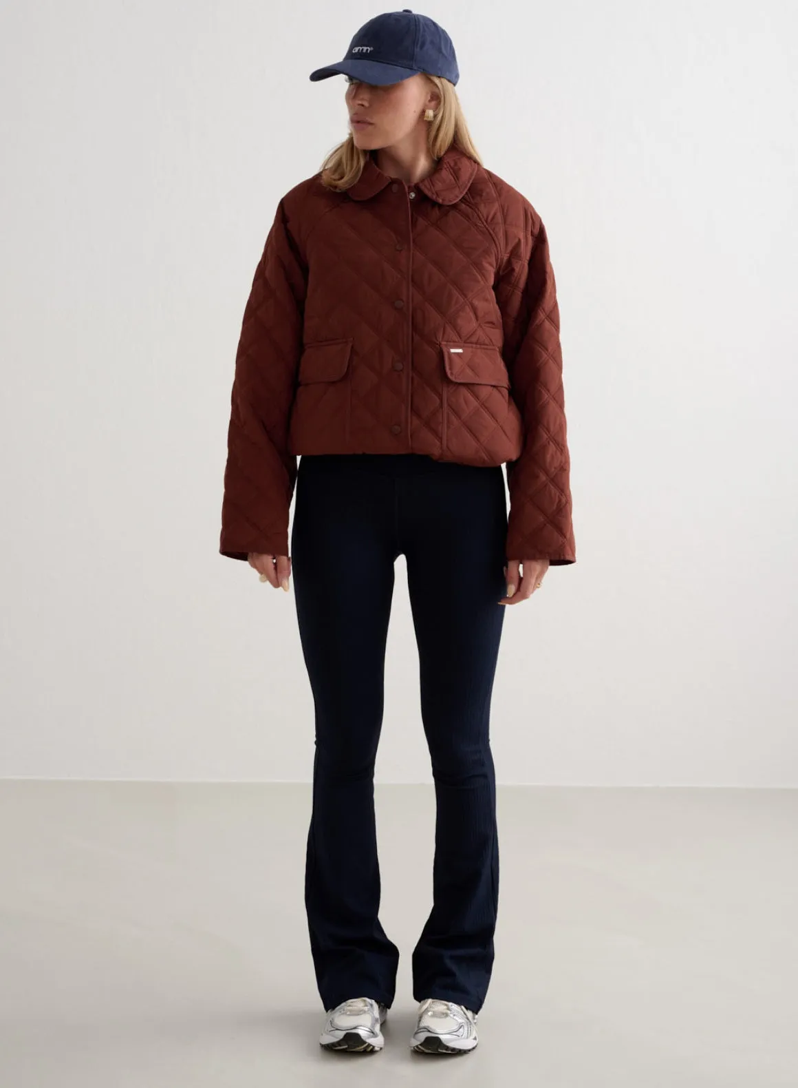 Mahogany Quilted Femme Jacket