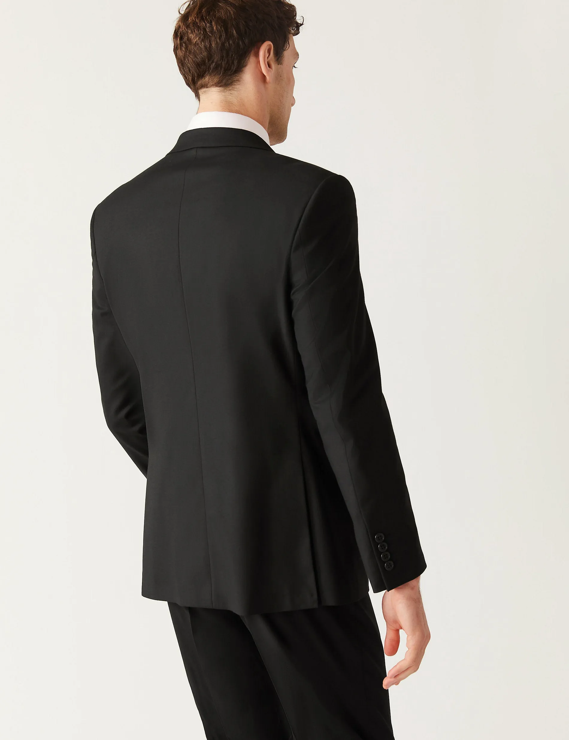 Marks & Spencer Regular Fit Stretch Jacket, Black