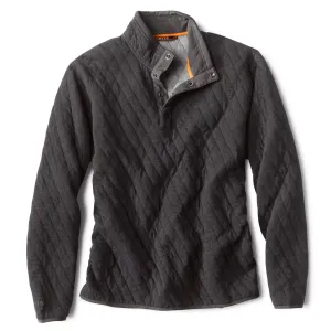 MEN'S OUTDOOR QUILTED SNAP SWEATSHIRT