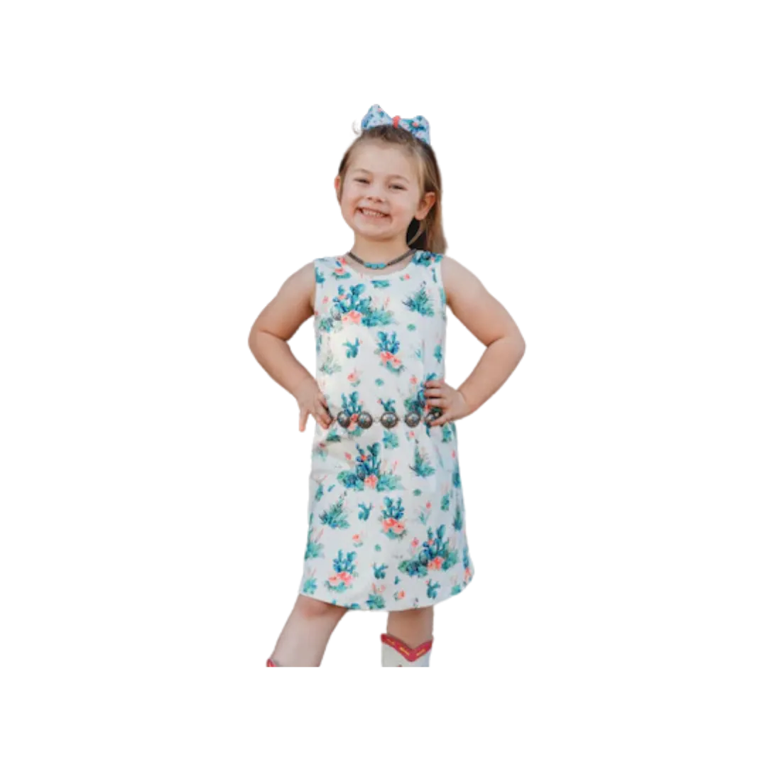 Shea Baby Kid's Cactus White Dress