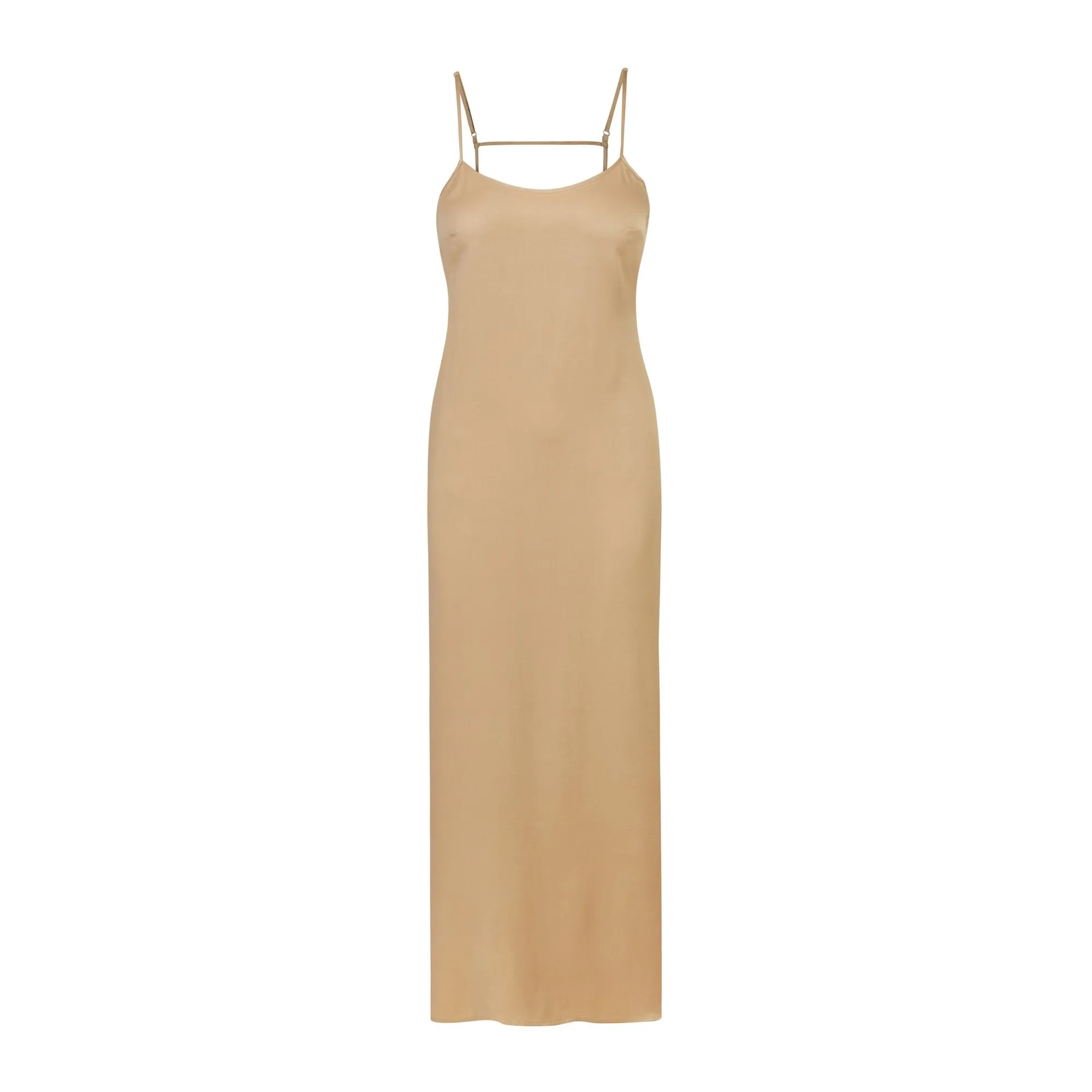 SILK LONG SLEEP SLIP | HONEY