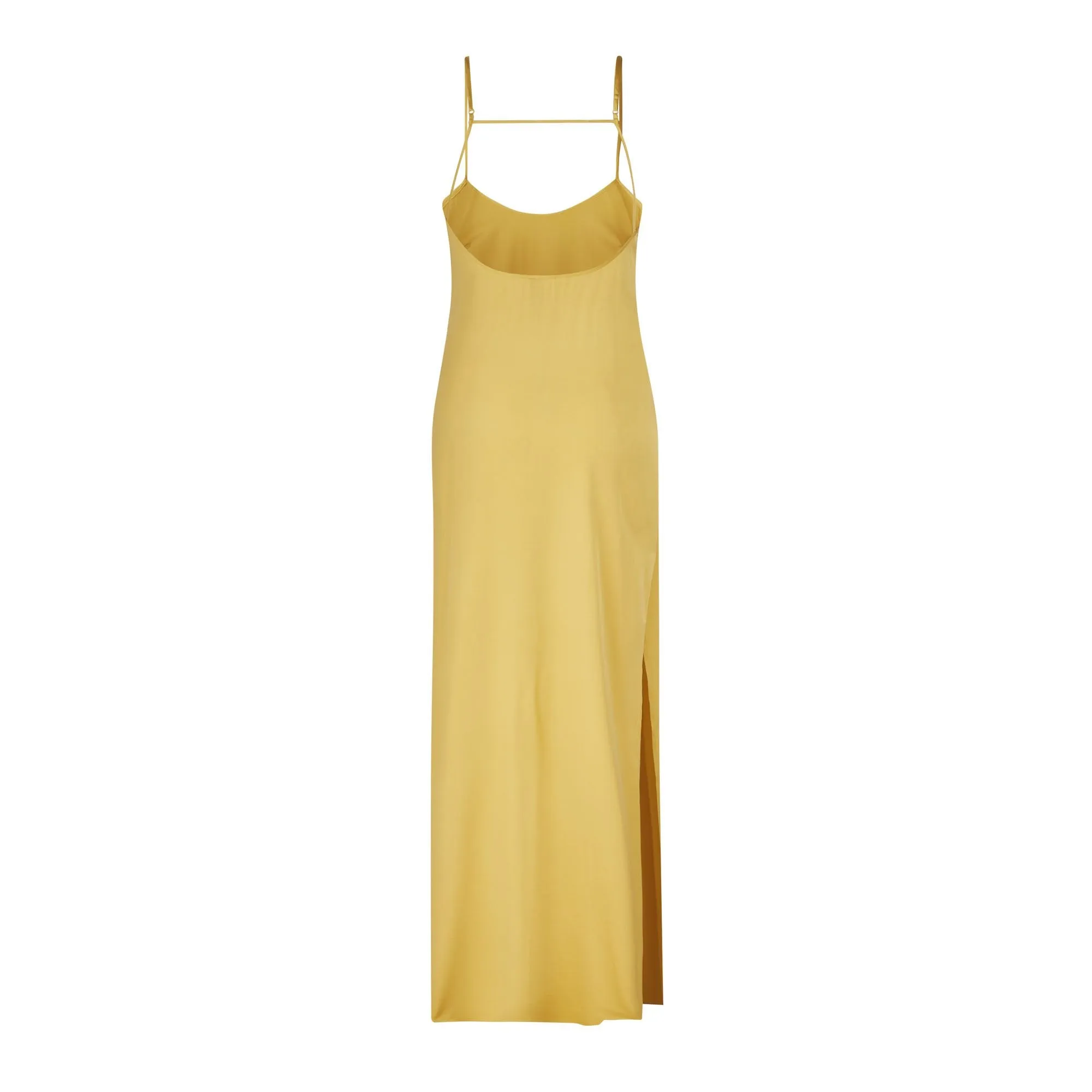 SILK LONG SLEEP SLIP | TOPAZ