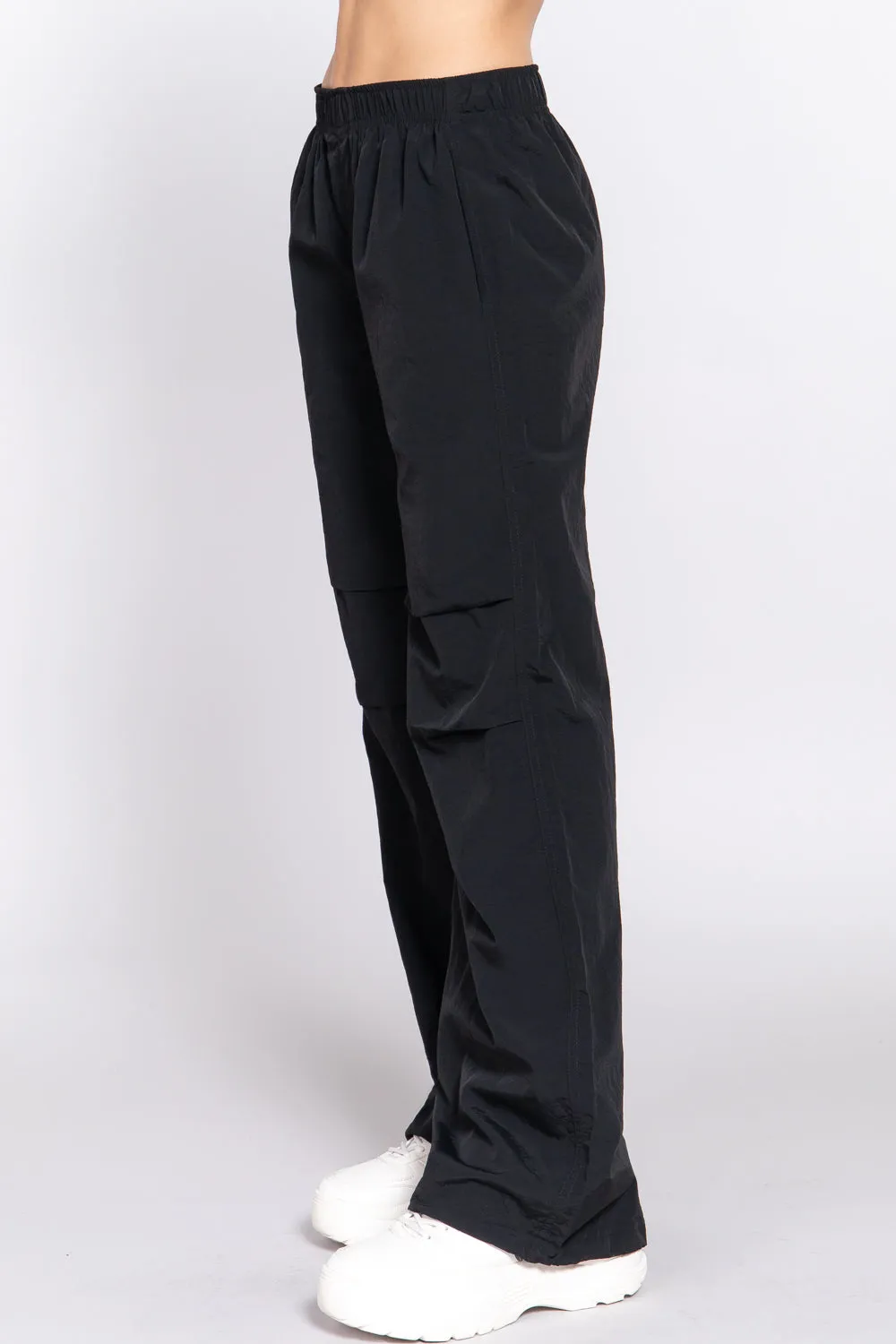 Waist Elastic Parachute Pants - 3 colors to choose from