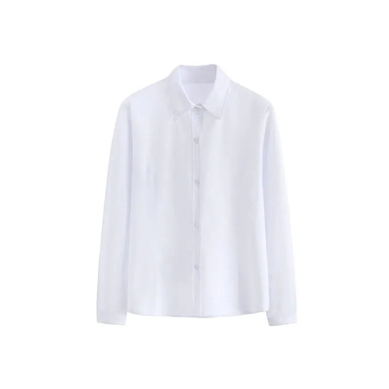 Women White Dress Shirt