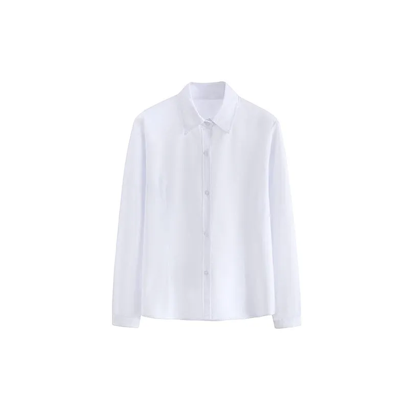 Women White Dress Shirt