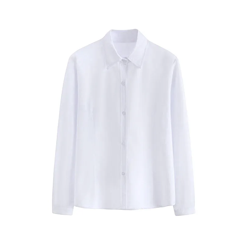 Women White Dress Shirt