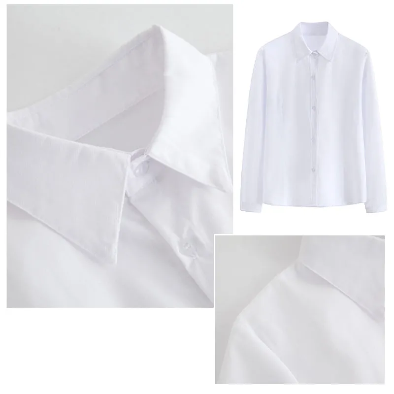 Women White Dress Shirt