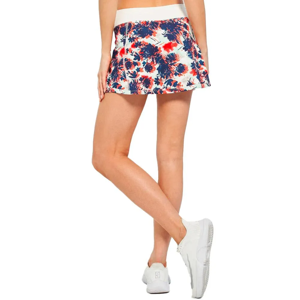 Women's Printed Cadet 13 Inch Tennis Skort Floral Shade