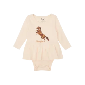 Wrangler Kid's Knit Pink With Skirt  Bodysuit