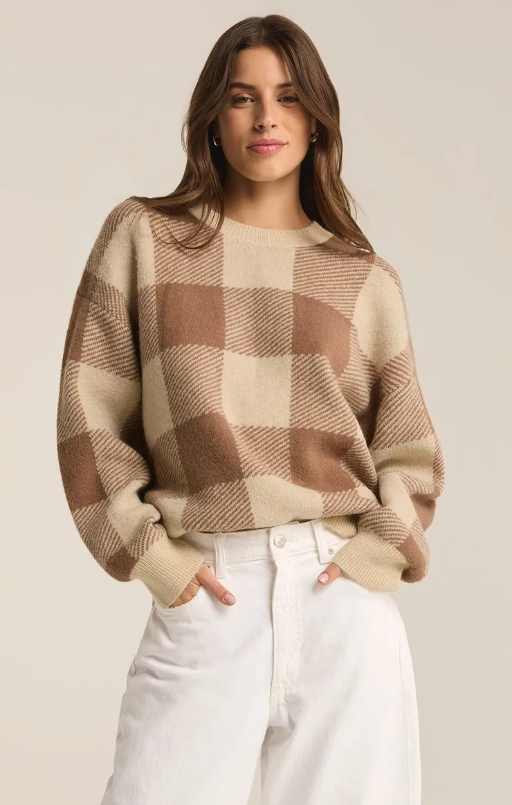 Z-Supply Check You Later Plaid Sweater - CAMPFIRE