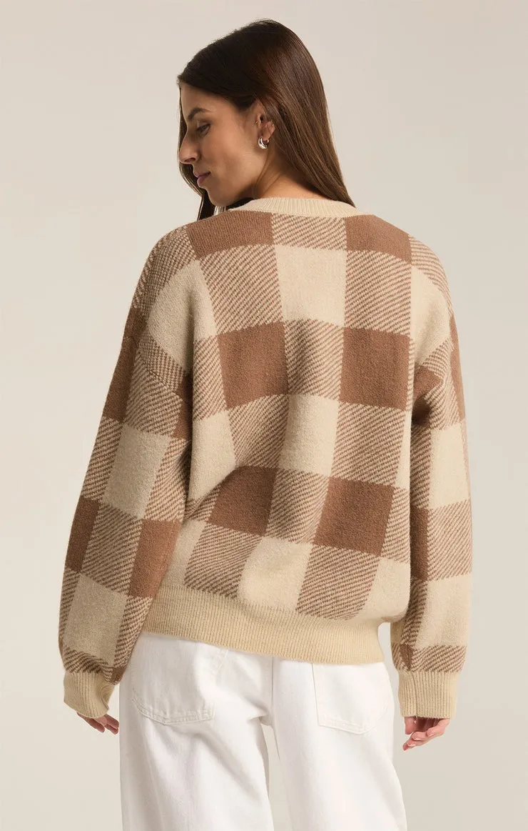 Z-Supply Check You Later Plaid Sweater - CAMPFIRE