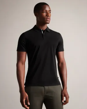 Zeiter Short Sleeve Slim Fit Polo Shirt Black